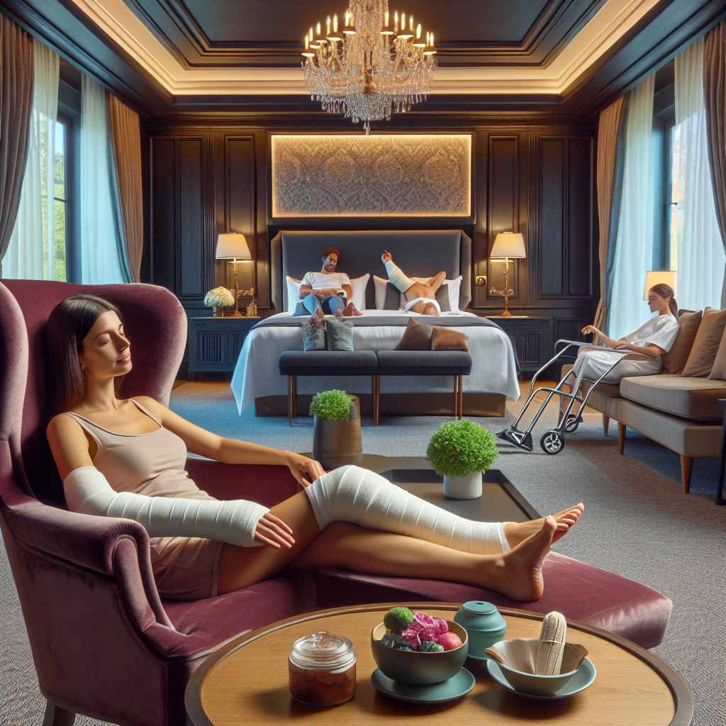 Sağlık turizmi hastaları için lüks otel konaklaması