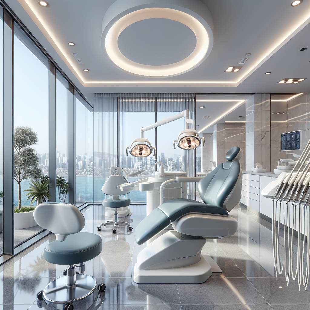 Modern Alanya Diş Kliniği Alanya diş kliniği iç mekan görüntüsü