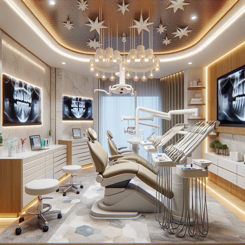 Alanya dişçi kliniğinde modern tedavi odası