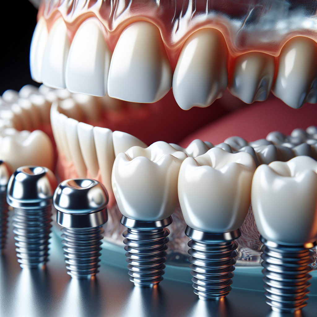 Aile sağlığı için diş implantı: Yüksek kaliteli diş implantlarının görüntüsü