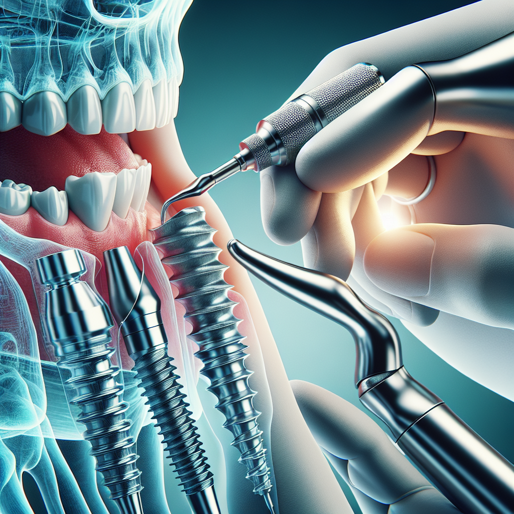 Modern diş implantı uygulama ekipmanları