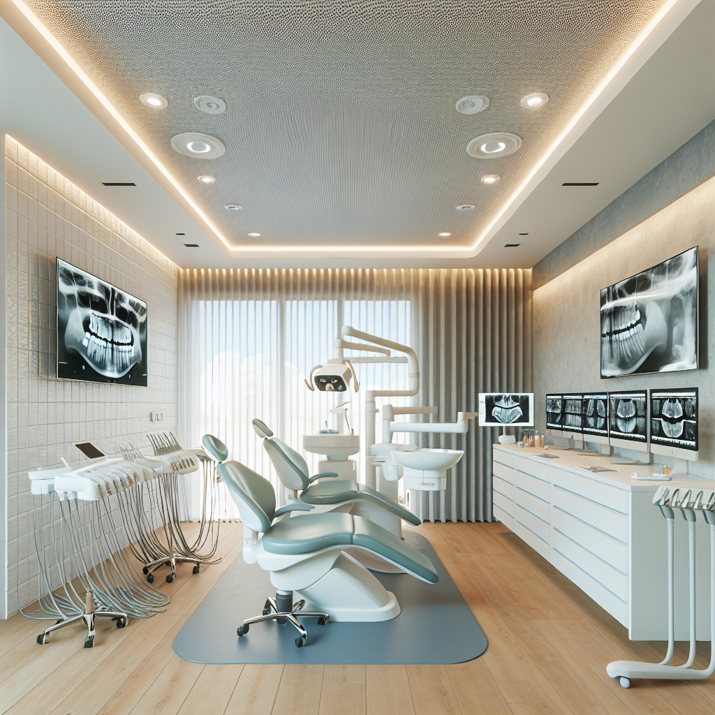 Alanya diş kliniği iç mekan görüntüsü